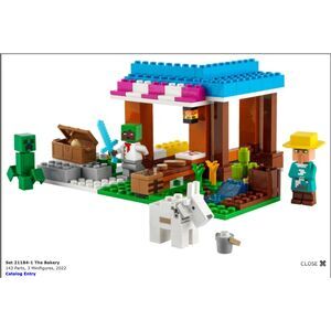 21184 The Bakery Lego Set